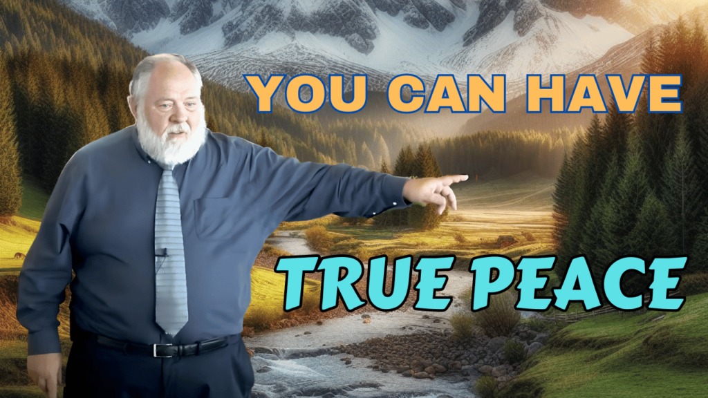 Know God, Know Peace. No God, No Peace.